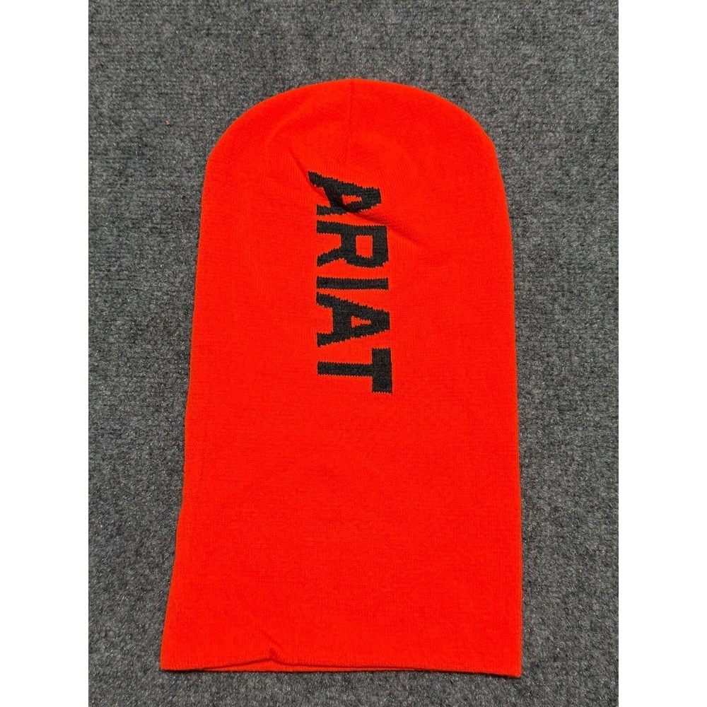 Ariat Balaclava Face Mask Orange Warm Hunting Head Workwear Hat Cap Outdoors
